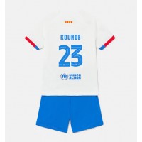 Barcelona Jules Kounde #23 Replica Away Minikit 2023-24 Short Sleeve (+ pants)